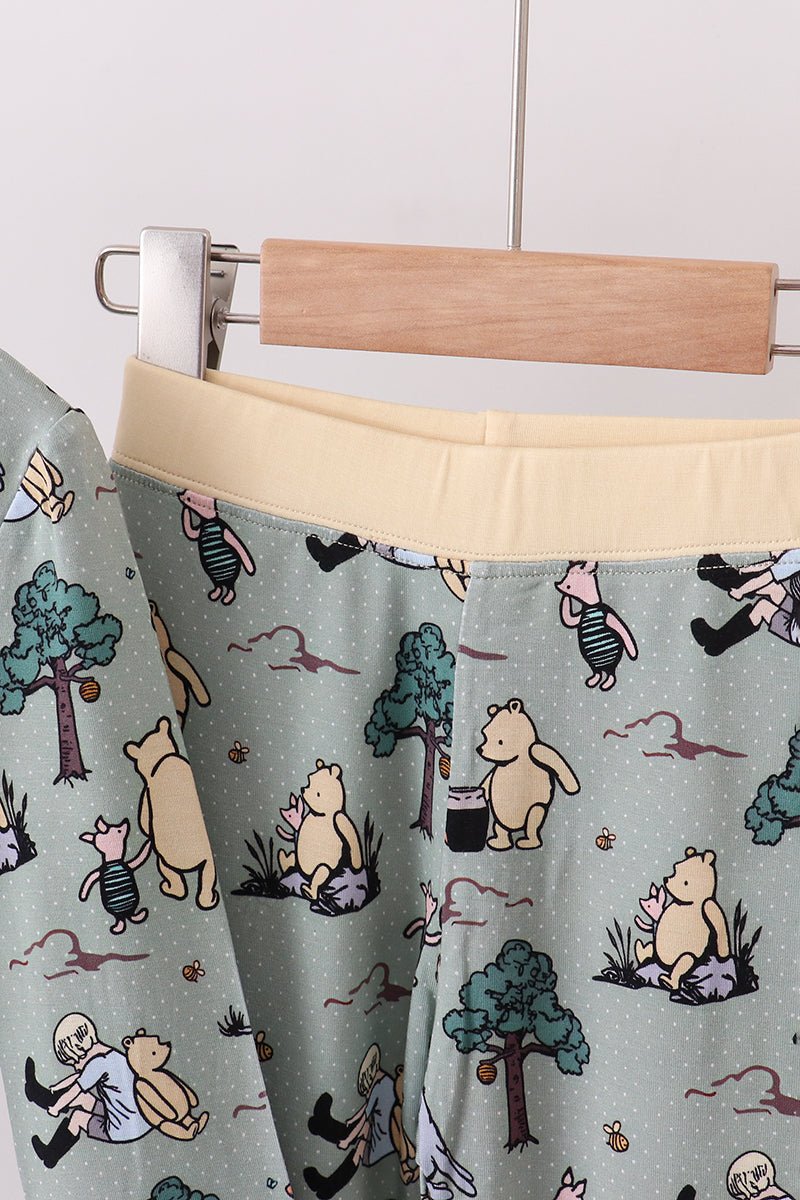 Boys Winnie the Pooh & Friends Pajama Set – Long Sleeve - Blue Marc