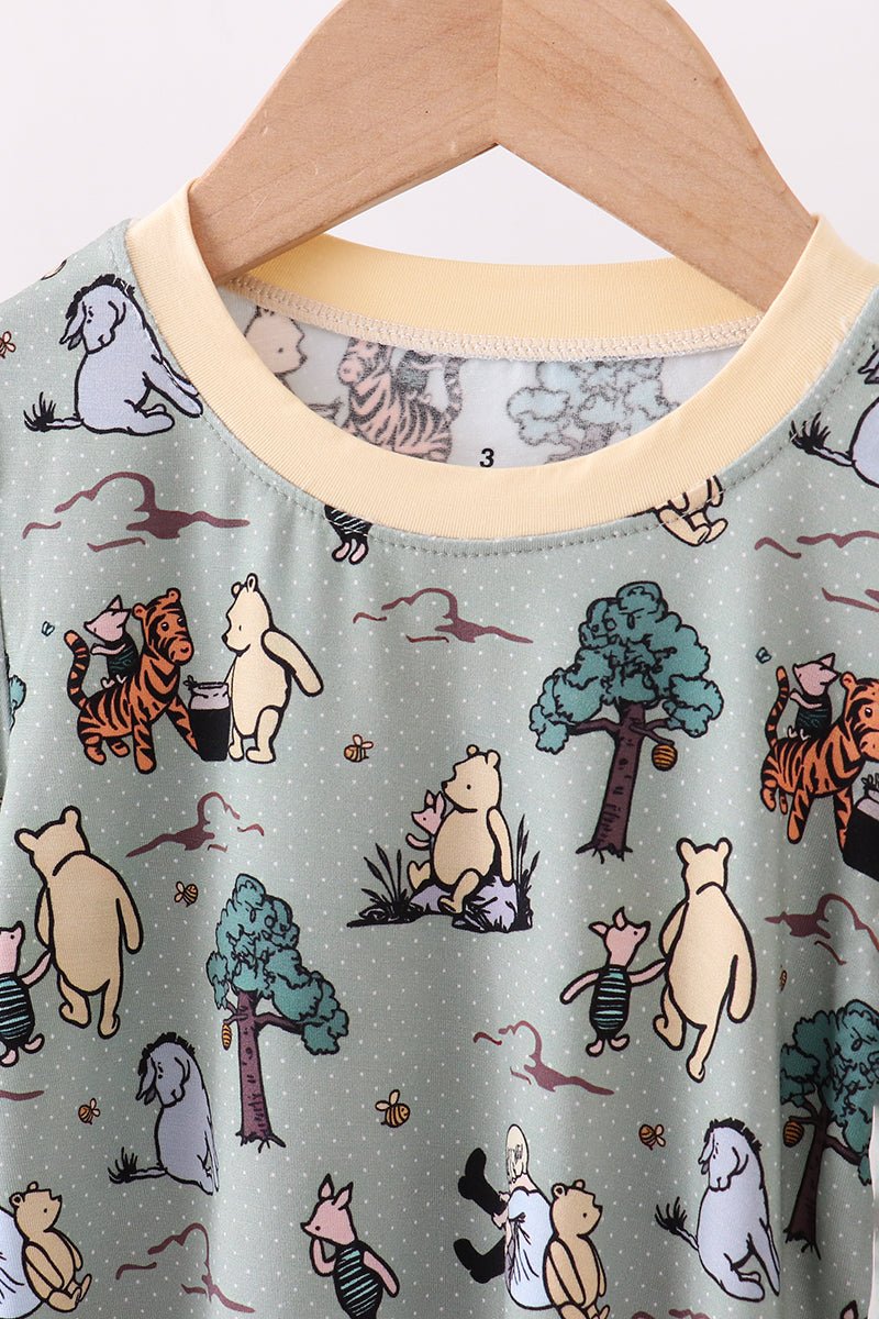 Boys Winnie the Pooh & Friends Pajama Set – Long Sleeve - Blue Marc