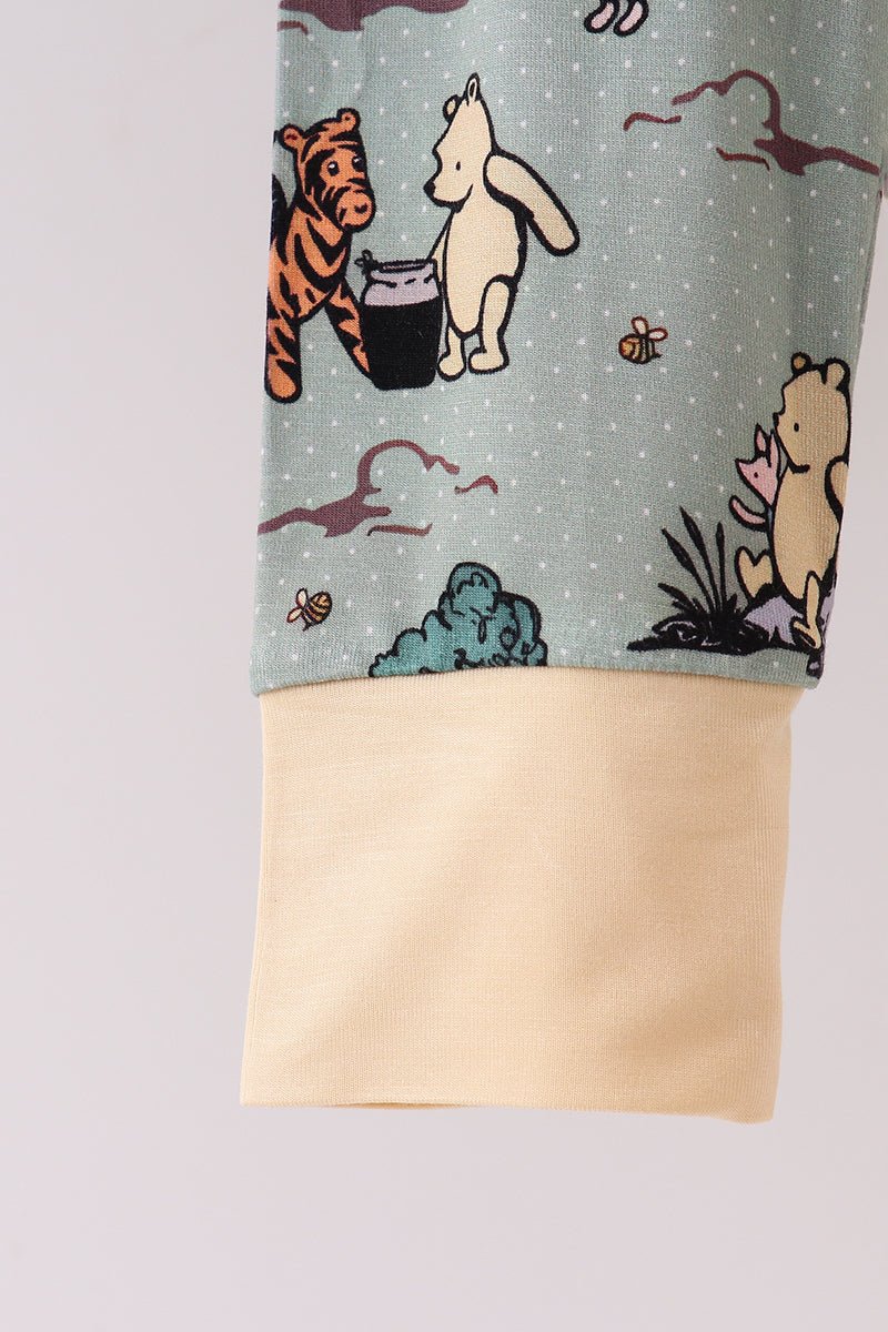Boys Winnie the Pooh & Friends Pajama Set – Long Sleeve - Blue Marc