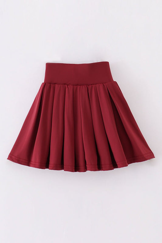 Chic & Sporty Maroon Skort – Perfect for Every Occasion - Blue Marc