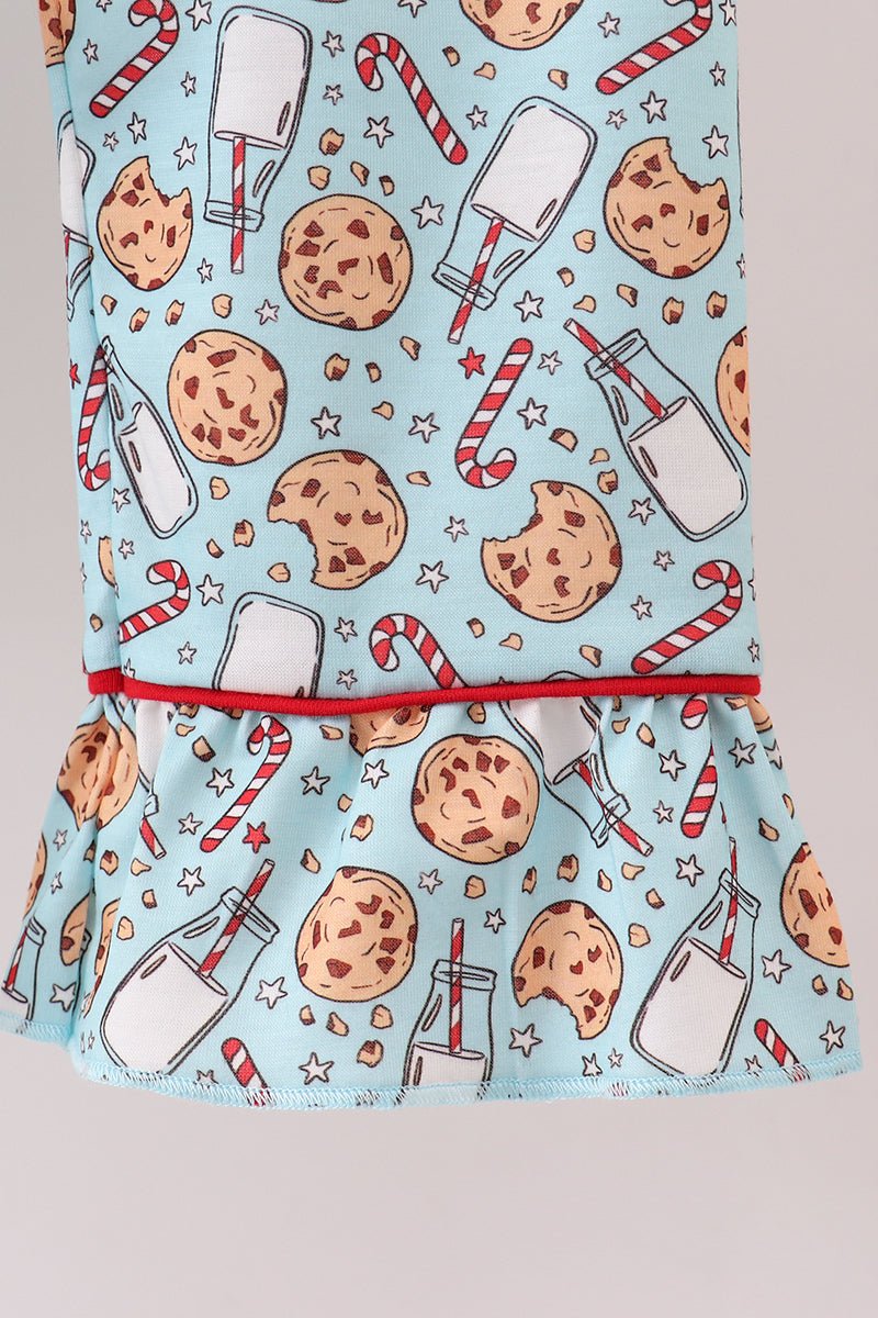 Cookies & Milk Girls Holiday Pajama Set | Blue Marc - Blue Marc