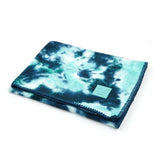 Cosmic Swirl Baby Tie-Dye Blanket - Blue Marc