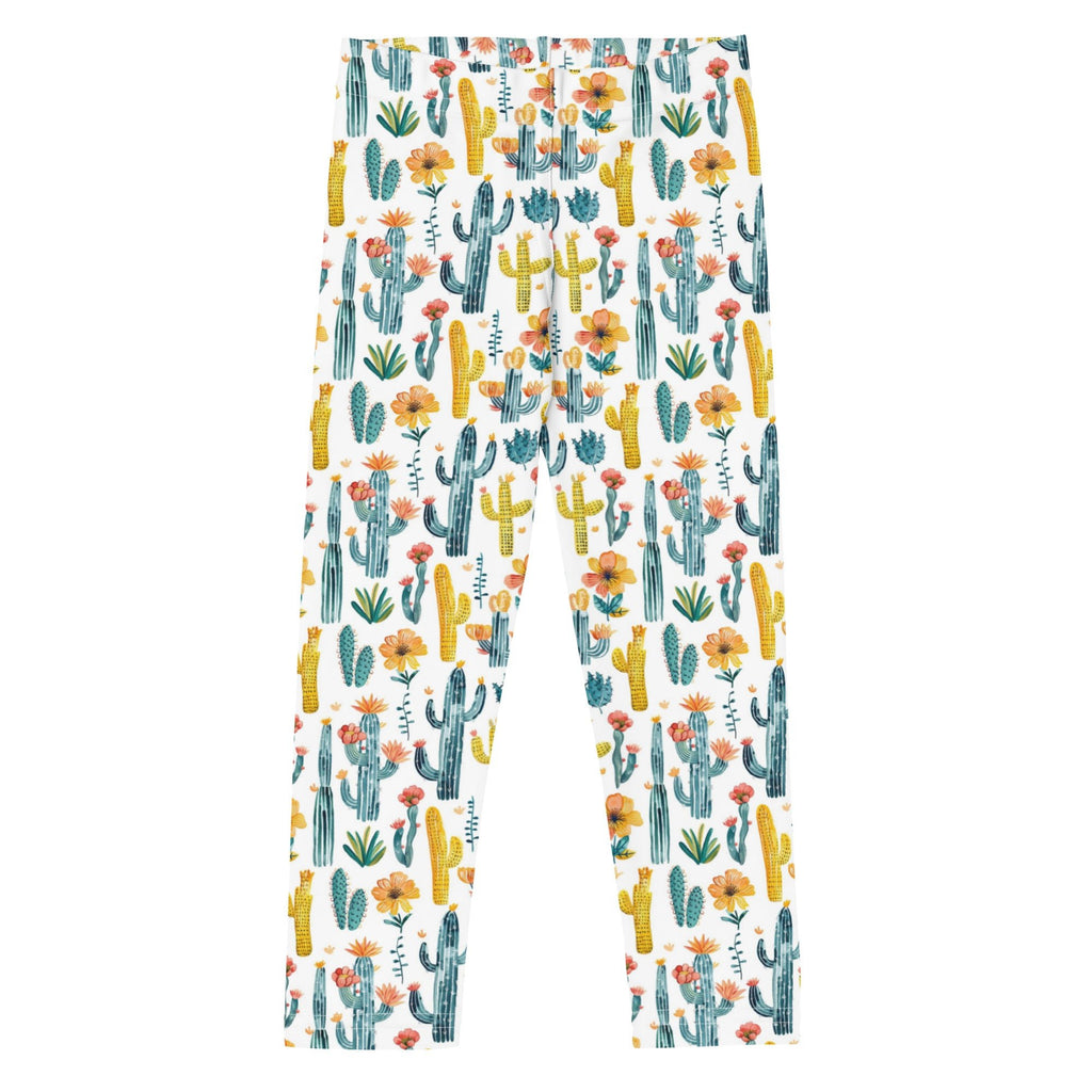 Desert Cactus Leggings - Blue Marc