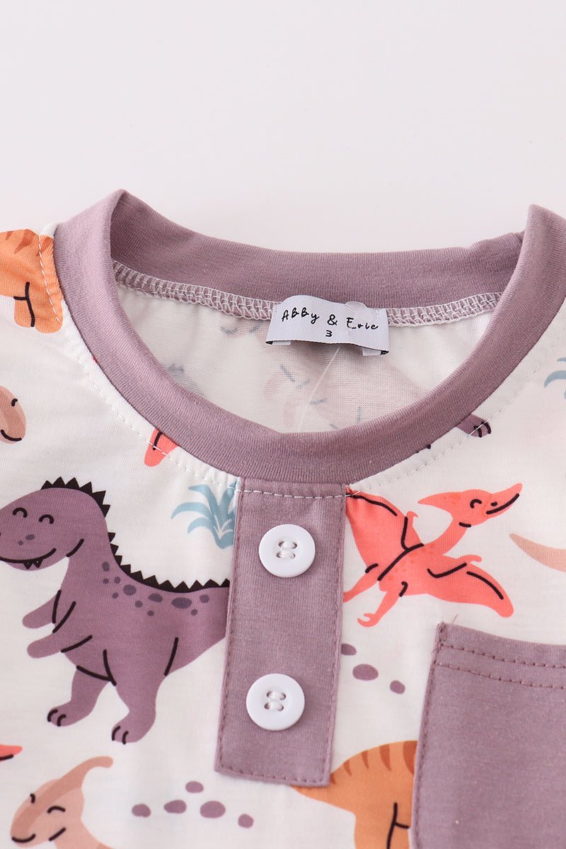 Dino Explorer Boys' Outfit Set 🦖 - Blue Marc