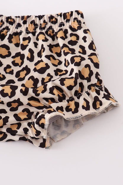 Fierce & Festive: Leopard Tree Holiday Baby Girl Set - Blue Marc