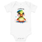 Just Ducky Short Sleeve Bodysuit - Blue Marc