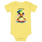 Just Ducky Short Sleeve Bodysuit - Blue Marc