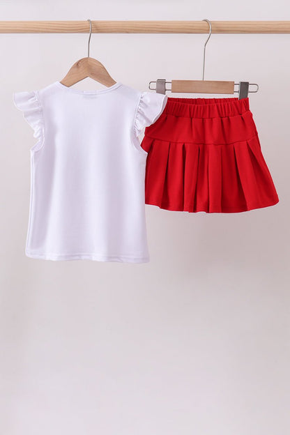 🇺🇸 “Little Firecracker” 4th of July Girls Outfit Set - Blue Marc