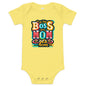 "Mini Boss On Duty" Bodysuit - Blue Marc