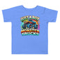 Monster Truck Lover - Toddler Short Sleeve Shirt - Blue Marc