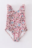Pink Beach Bash Swimsuit - Blue Marc