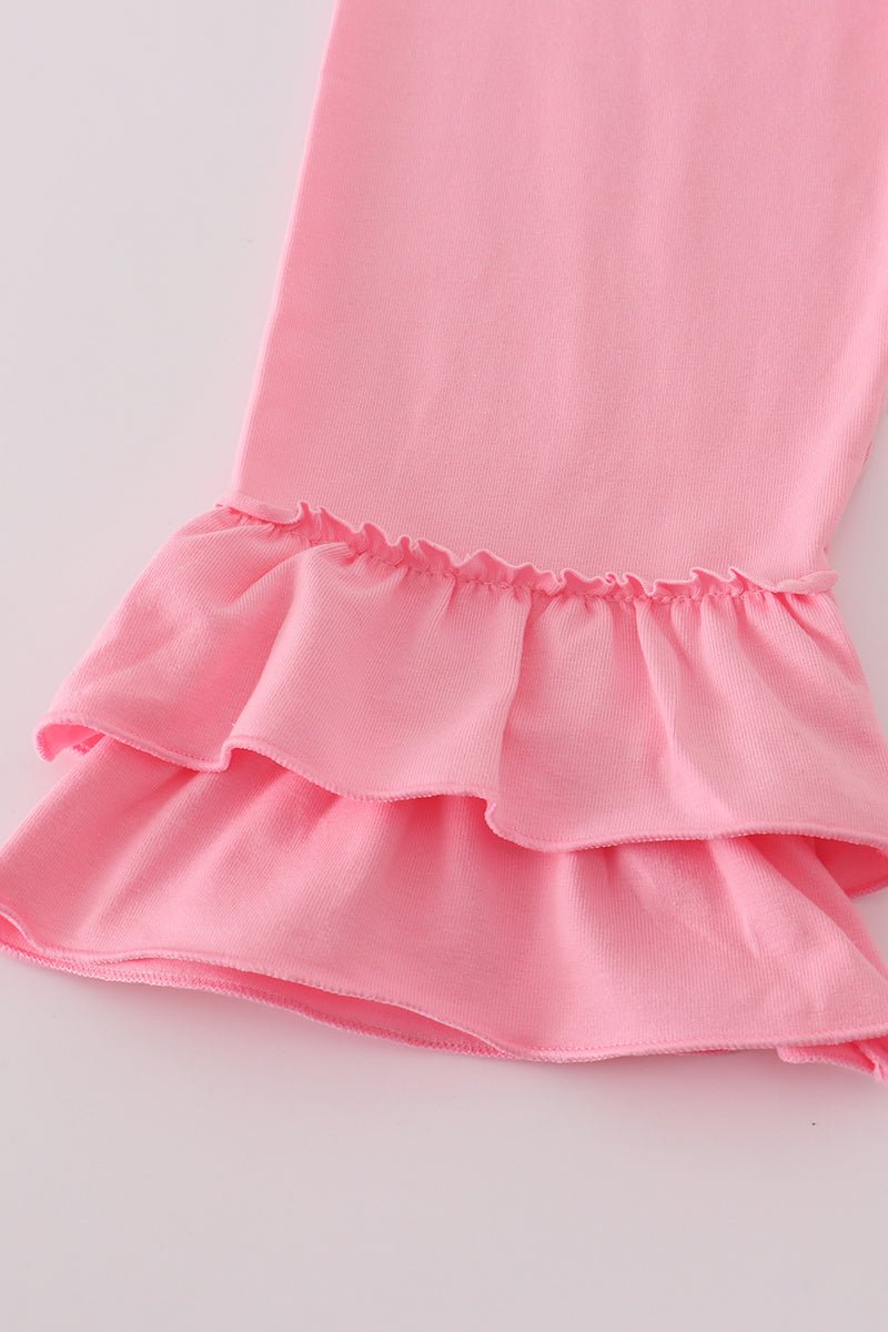 Pink Frill Girls Ghost Legging Set – 2 Piece Halloween Outfit - Blue Marc