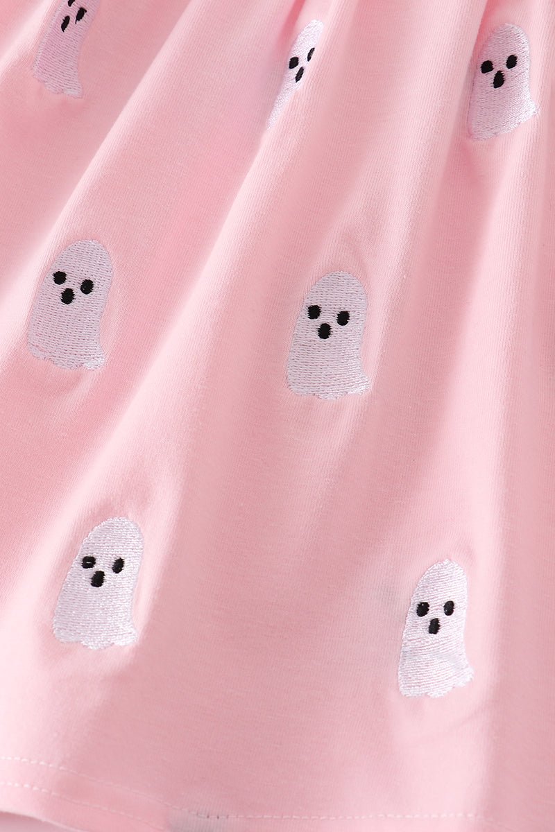 Pink Frill Girls Ghost Legging Set – 2 Piece Halloween Outfit - Blue Marc