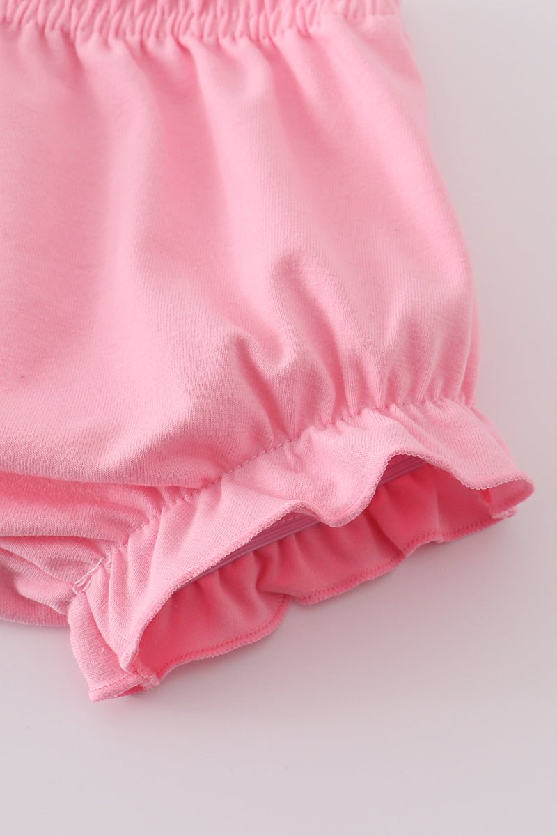 Pink Golf Cart Adventure Set – Baby Girl 2 - Piece Outfit - Blue Marc