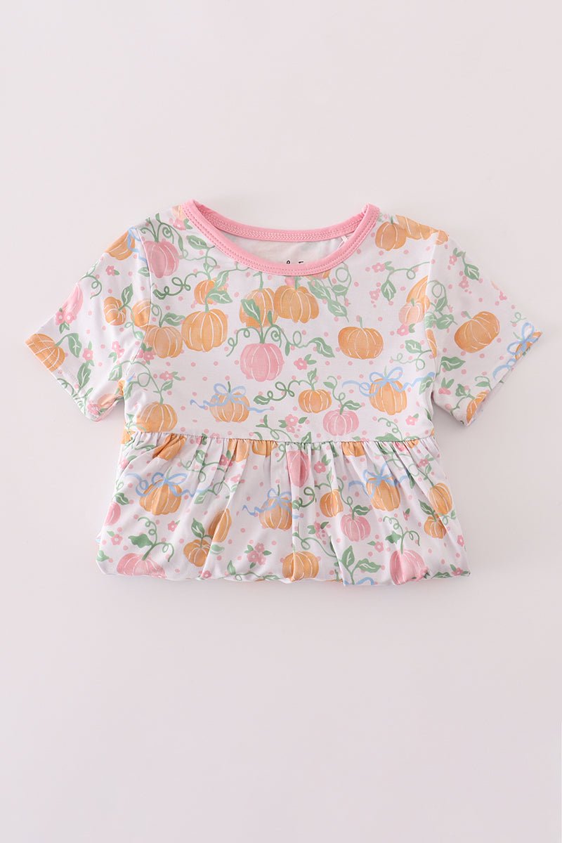 Pumpkin Patch Princess Girls Fall Dress - Blue Marc