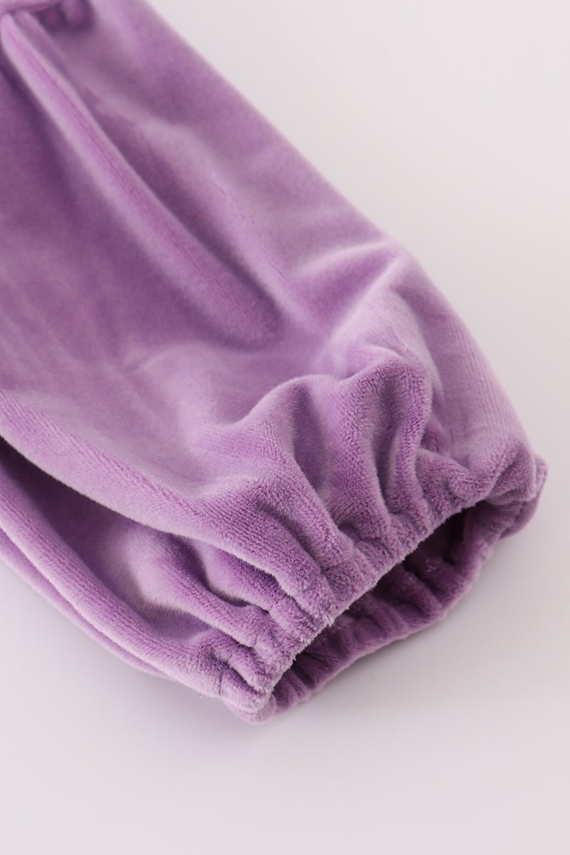 Purple Butterfly Long Sleeve Girls Dress | Blue Marc - Blue Marc