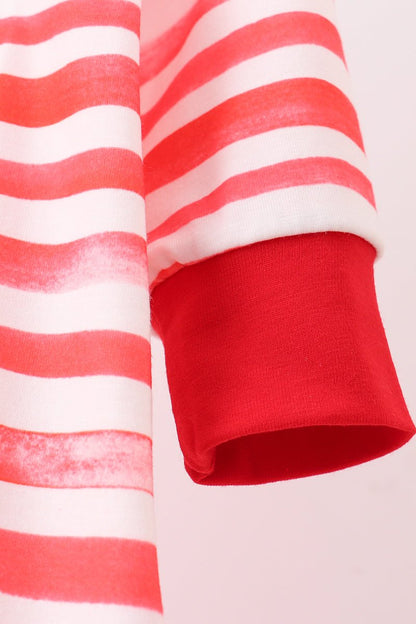 Red Striped Mickey - Inspired Baby Romper - Blue Marc