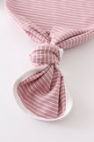 Baby Girls' 2-Piece Pink Stripe Gown - Blue Marc