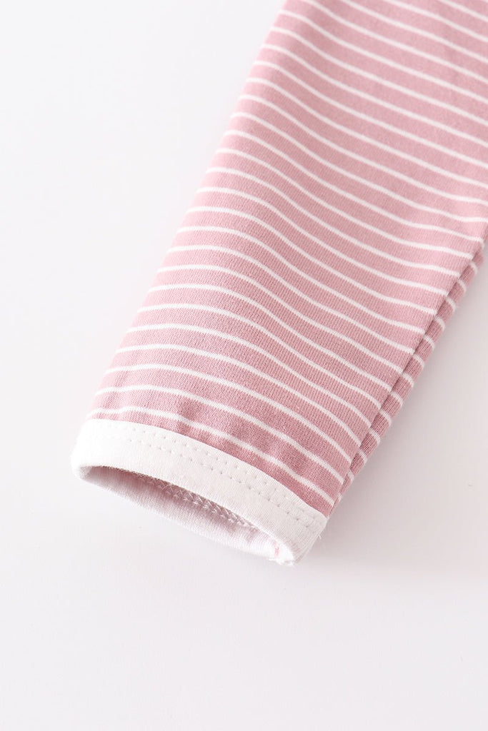 Baby Girls' 2-Piece Pink Stripe Gown - Blue Marc
