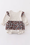 Baby Girls' Leopard Pumpkin Jumper: Wild Style for Your Little Explorer! - Blue Marc