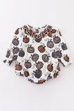 Baby Girls' Leopard Spot Pumpkin Romper for Your Little Trendsetter! - Blue Marc