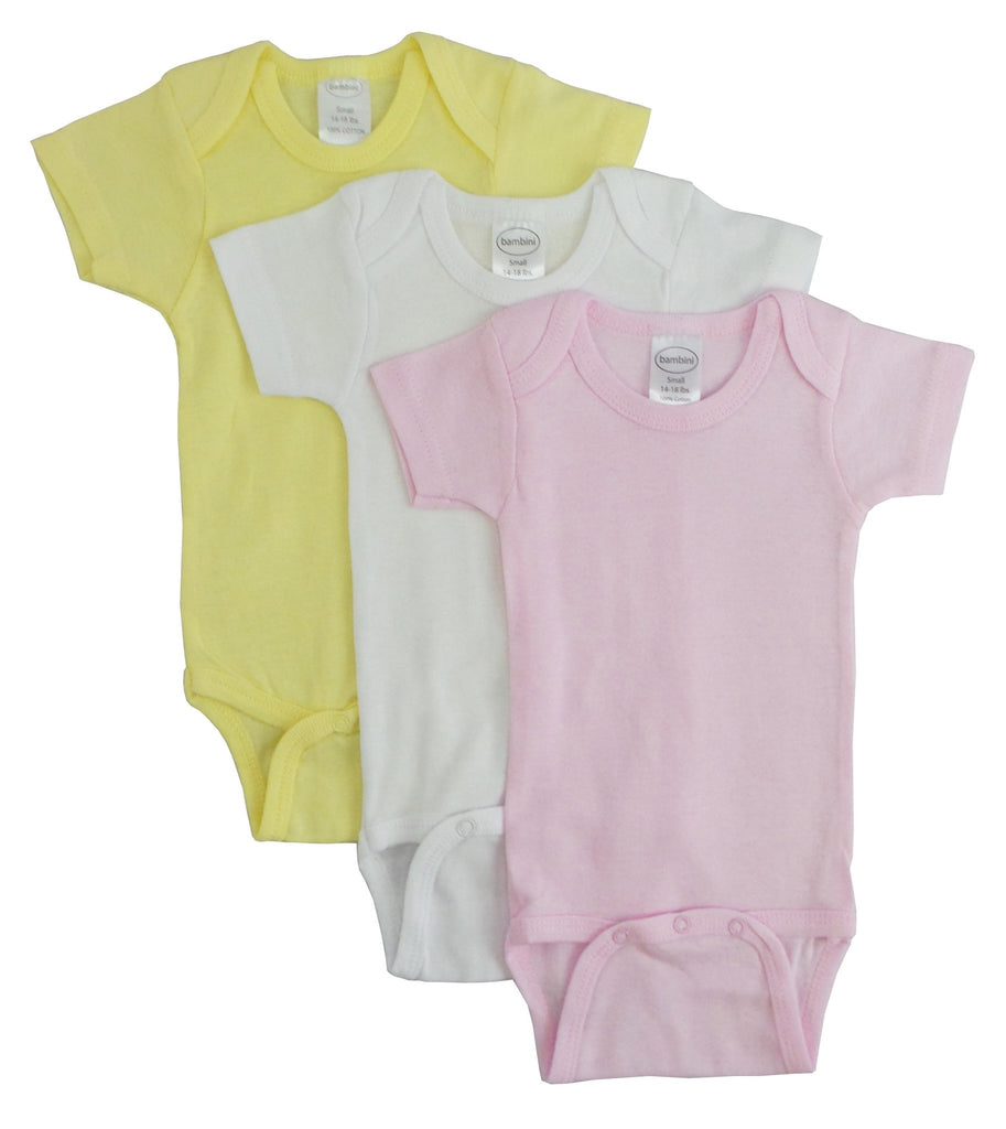 Baby Girls Pastel Short Sleeve 3 Pack - Blue Marc
