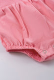 Baby Girls' Pink Carnation Jumpsuit - Blue Marc