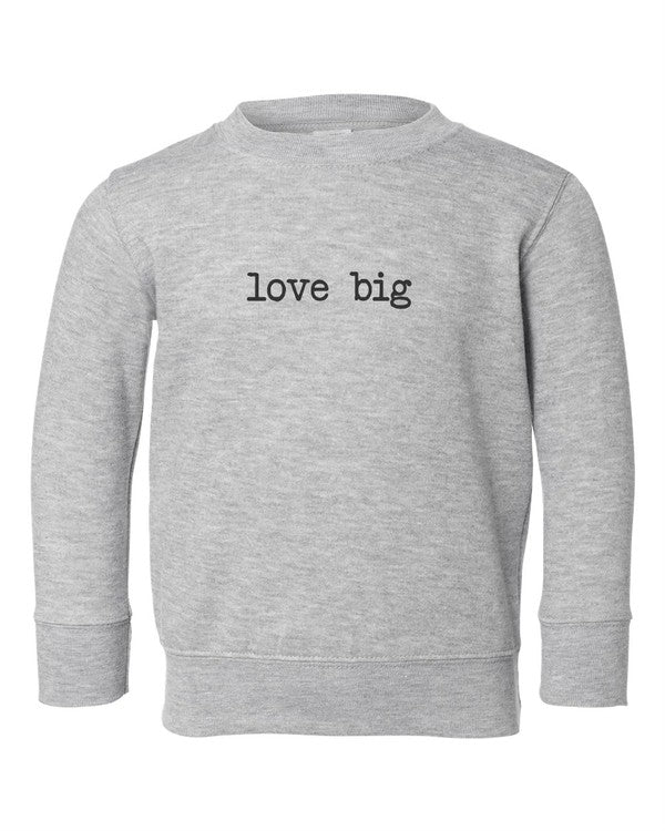 Big Love Toddler Sweatshirt - Blue Marc