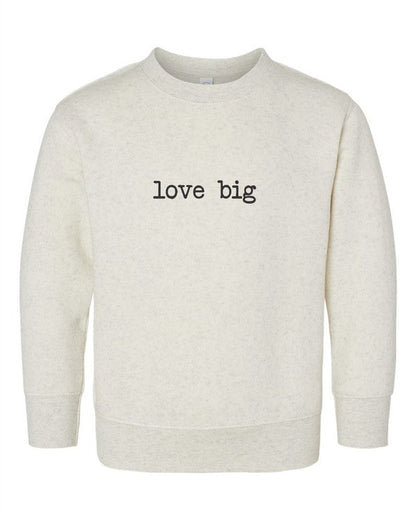 Big Love Toddler Sweatshirt - Blue Marc