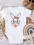 Bubblegum Bunny Onesie for Baby Girl