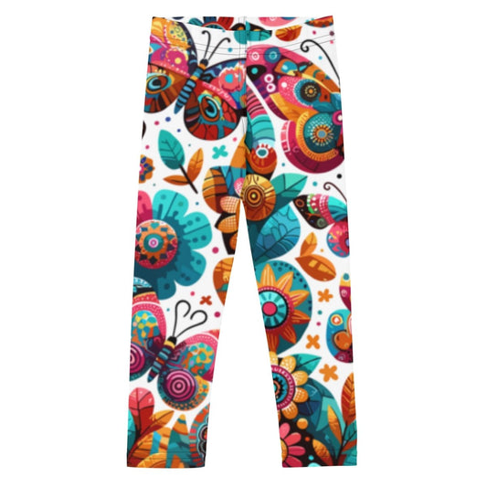 Butterfly Garden Adventure Leggings - Blue Marc