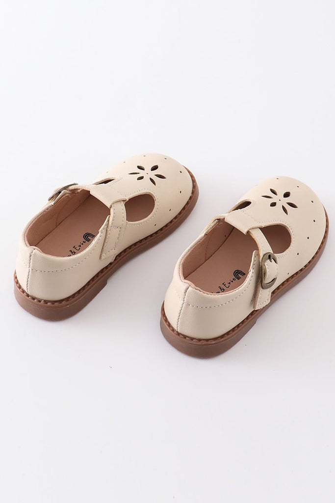 Classic Orchard Mary Jane Beige Shoes - Blue Marc