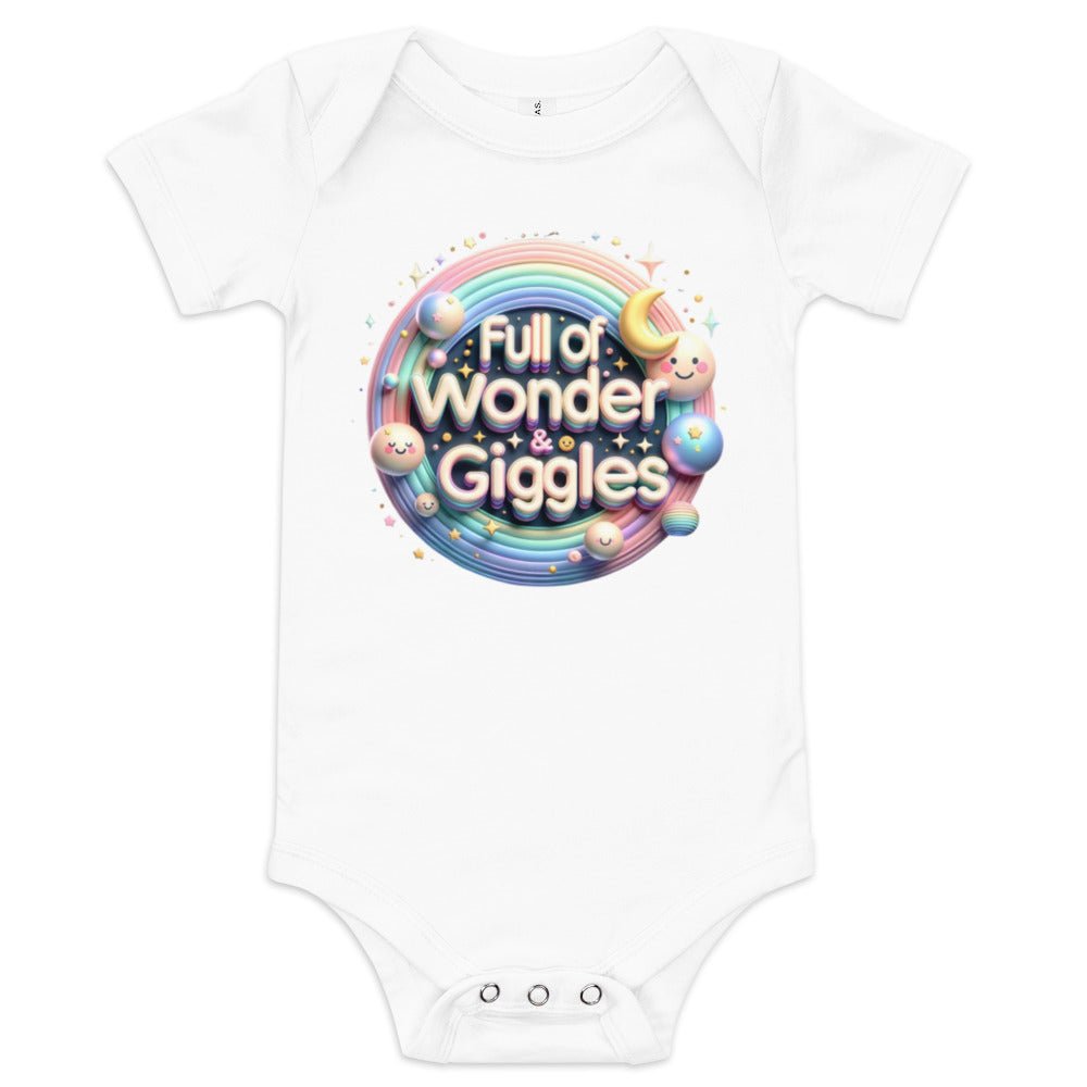 Curator of Wonder and Giggles Bodysuit - Blue Marc