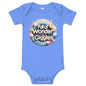 Curator of Wonder and Giggles Bodysuit - Blue Marc