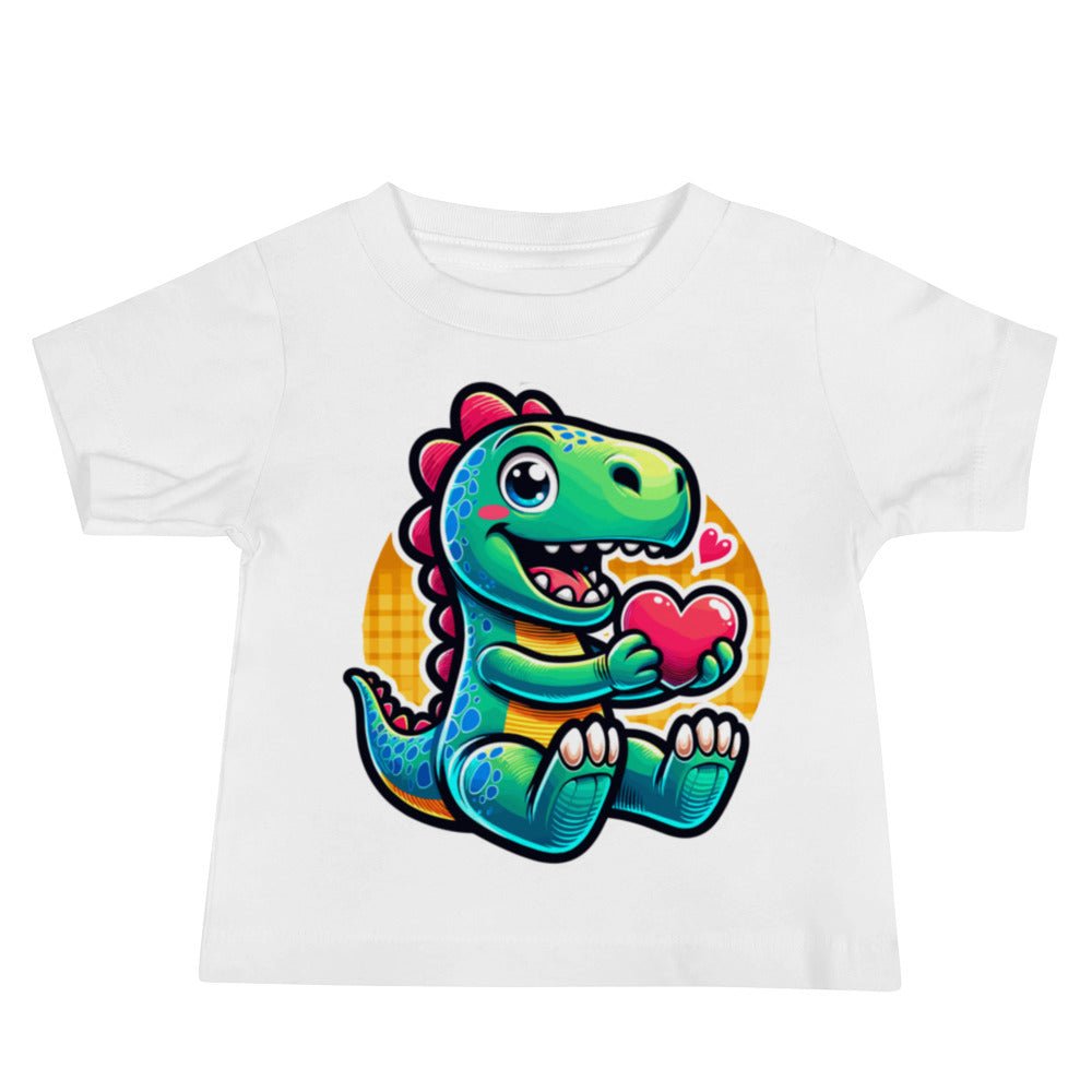 Dino Love Short Sleeve Tee - Blue Marc