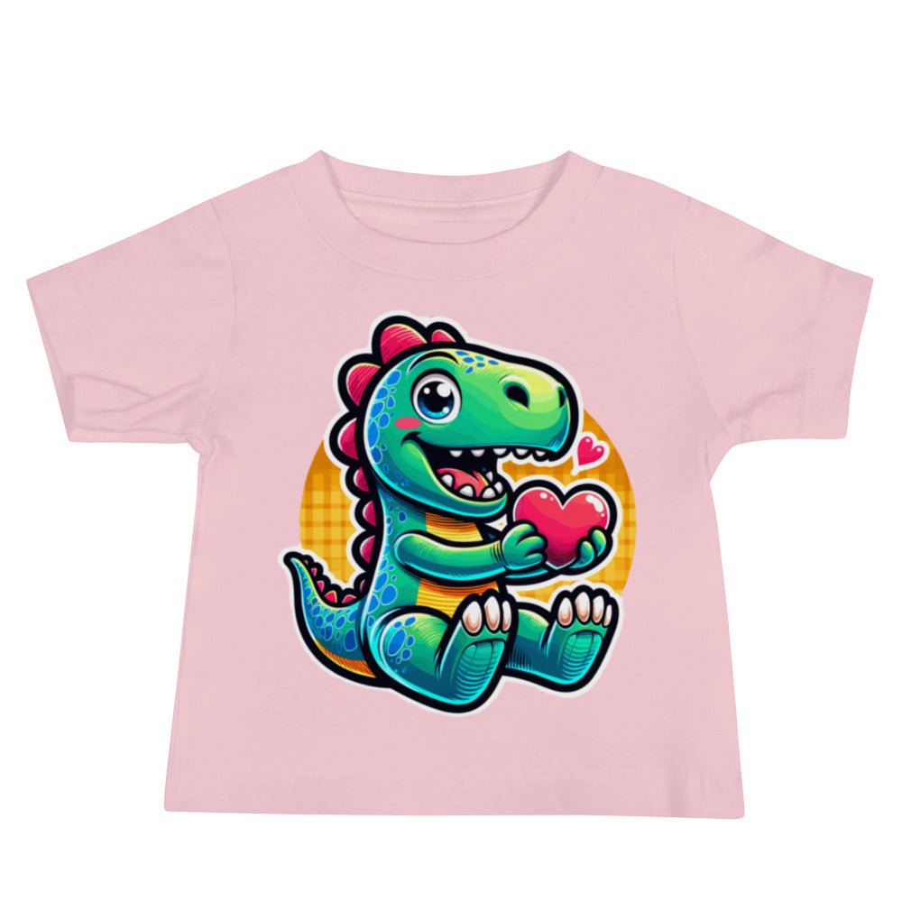 Dino Love Short Sleeve Tee - Blue Marc