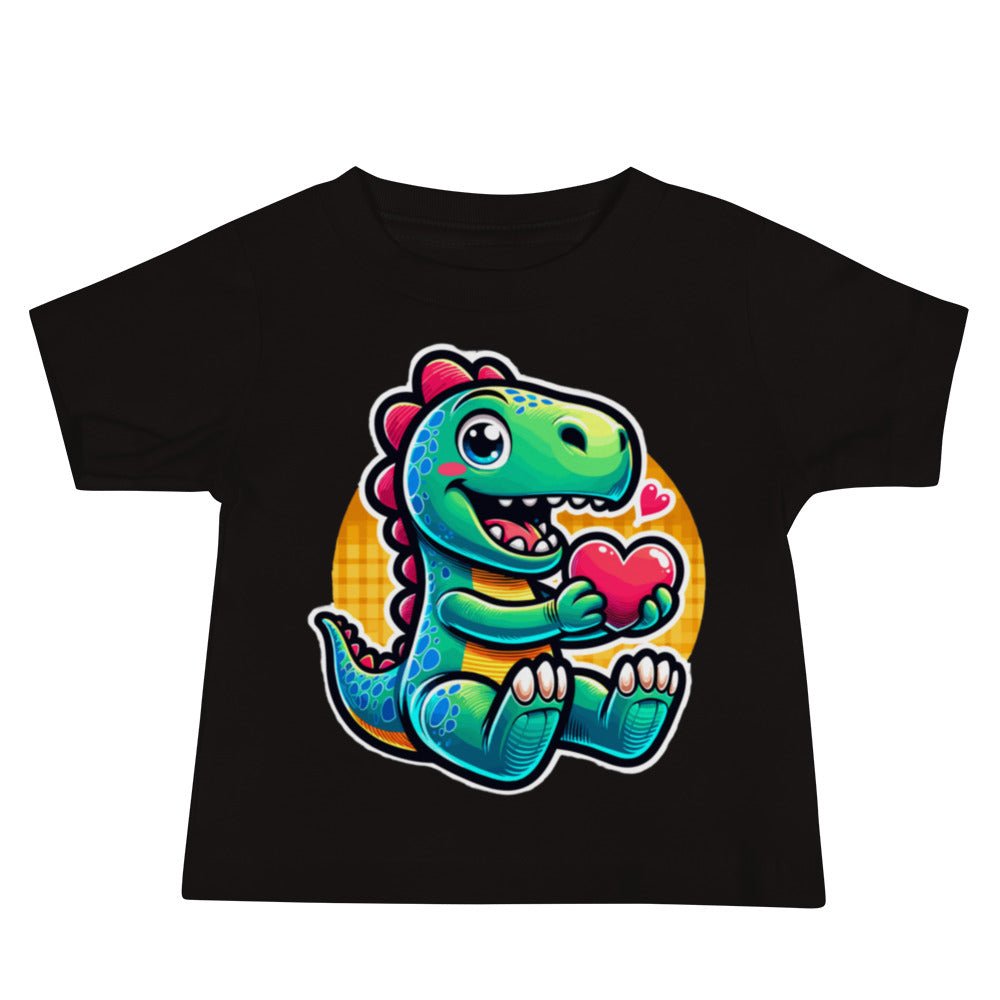 Dino Love Short Sleeve Tee - Blue Marc