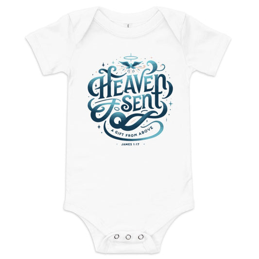 Divine Arrival Onesie - Blue Marc