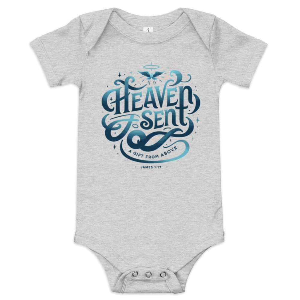 Divine Arrival Onesie - Blue Marc