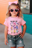 Divine Words Tee for Girls - Blue Marc