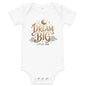 Dream Big, Little One Bodysuit - Blue Marc