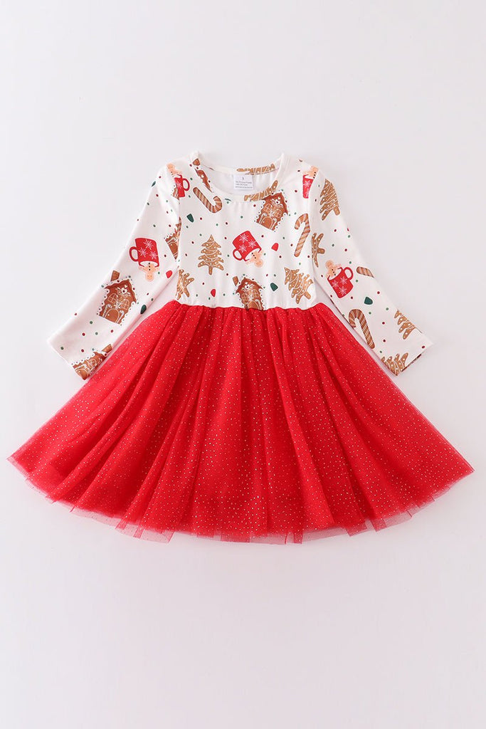 Festive Delight: Christmas Cookie Dress for Holiday Cheer! - Blue Marc