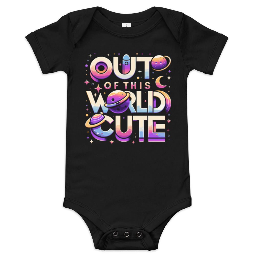 Galactic Adorableness Bodysuit - Blue Marc