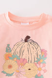 Girls' 2-Piece Pumpkin Top & Legging Set - Blue Marc