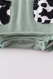 Girls' Moo Moo Bubble Romper - Blue Marc