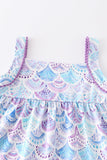 Girls' Nerissa Dress - Blue Marc