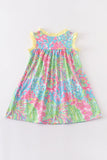 Girls' Nixie Pocket Dress - Blue Marc