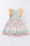 Girls' Zarina Dress - Blue Marc