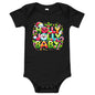 Holly Jolly Baby Bodysuit - Blue Marc