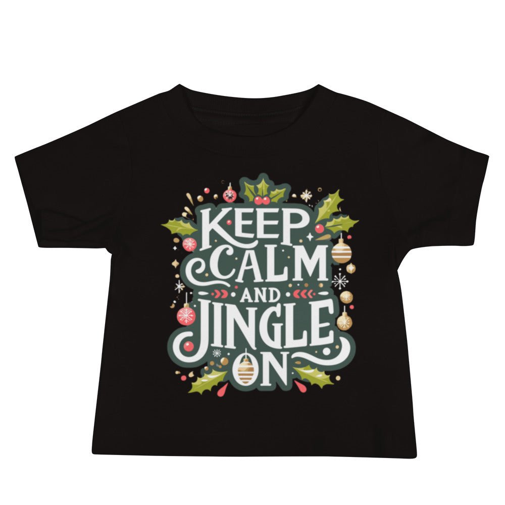 Keep Calm and Jingle On Tee - Blue Marc